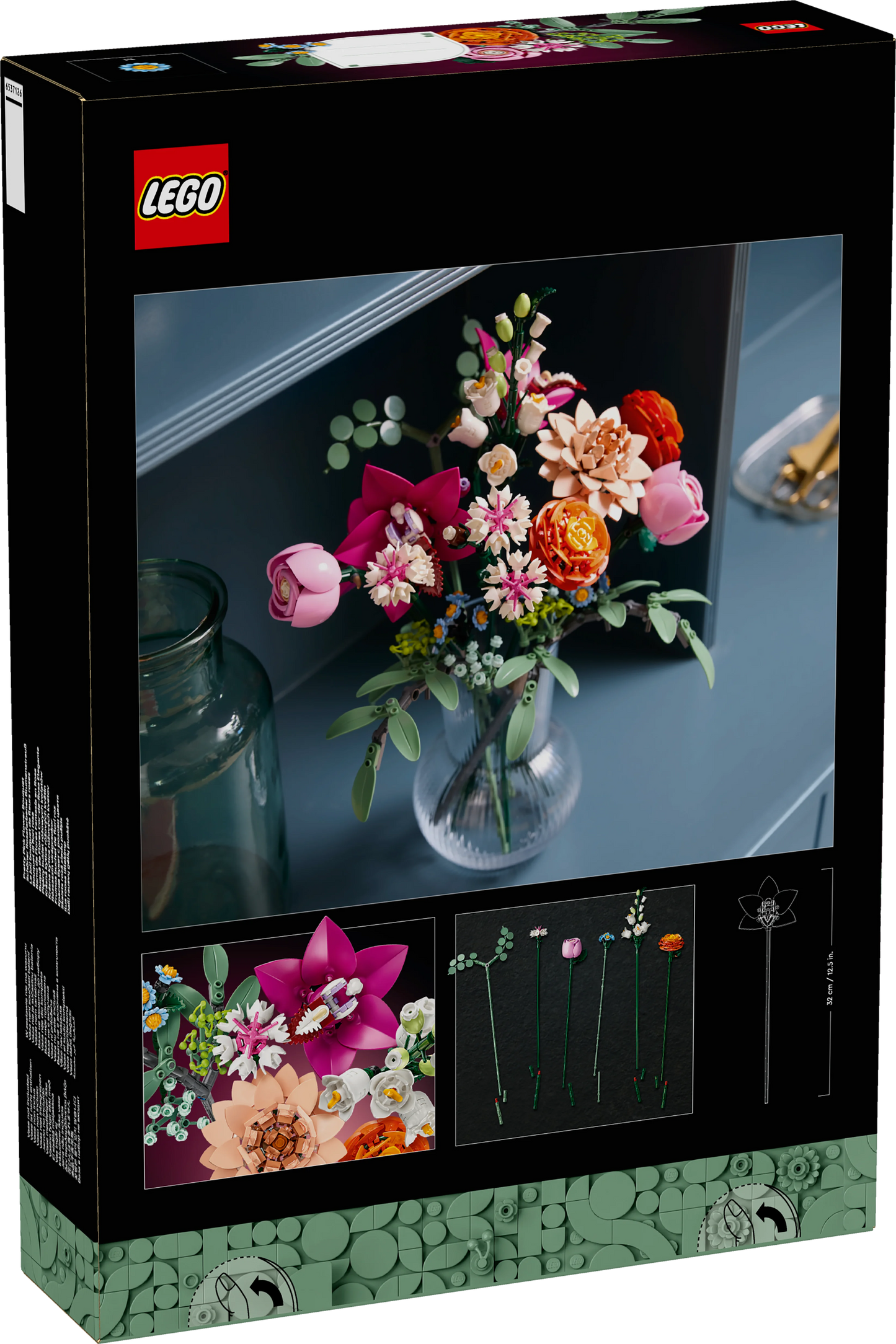LEGO® Botanicals Schöner Rosafarbener Blumenstrauß (10342)