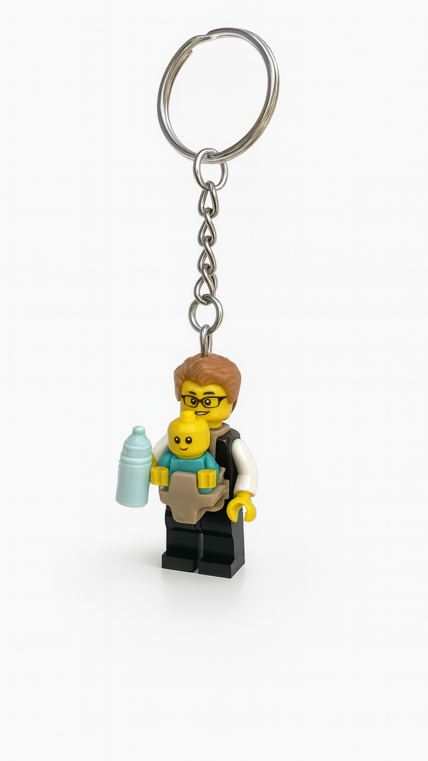 Personalised LEGO® Minifigures Keychain - Ideal gift for friend, partner, man, woman