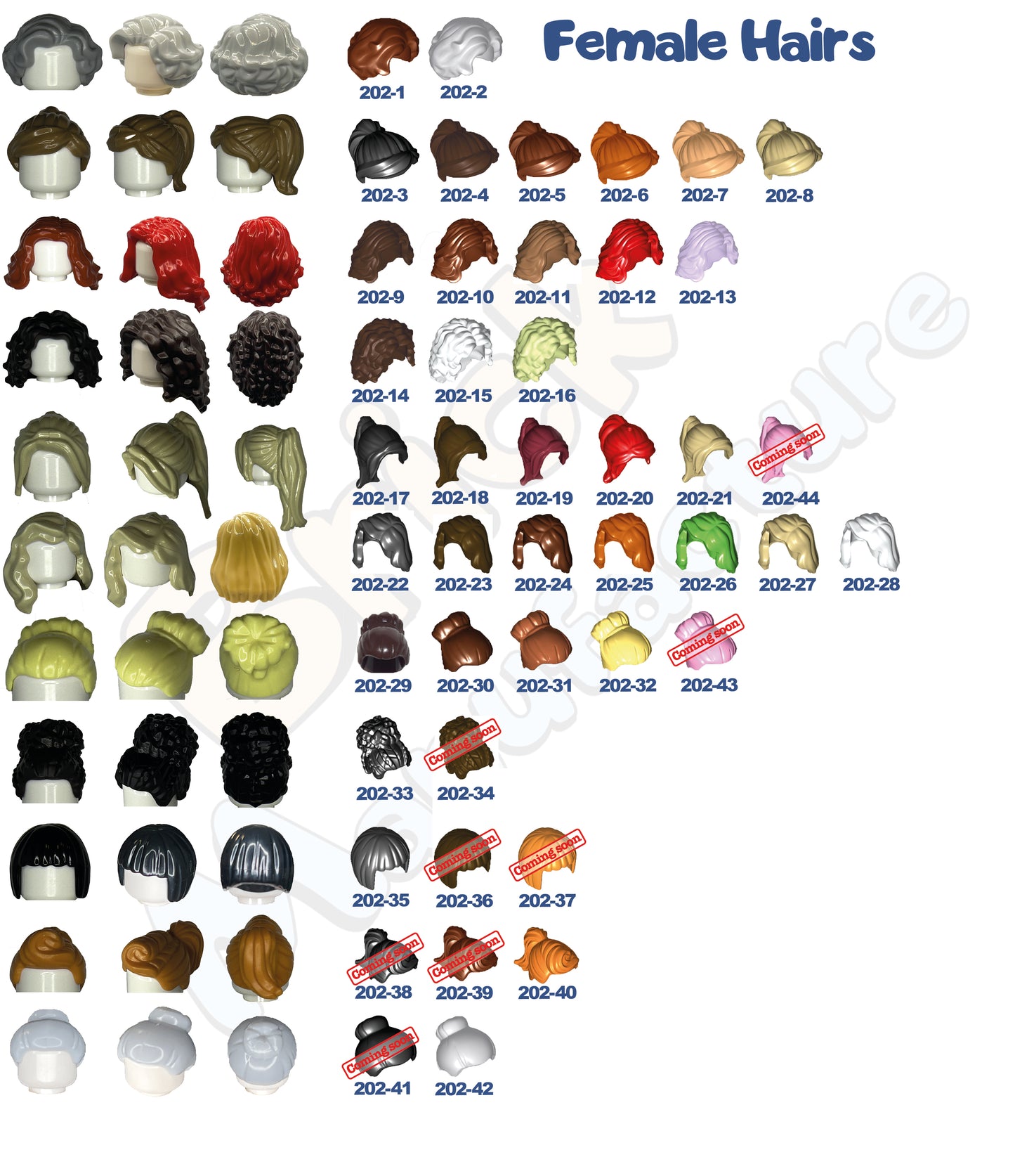 Zwei Personalisierte LEGO® Minifiguren auf einem individuellen Stein