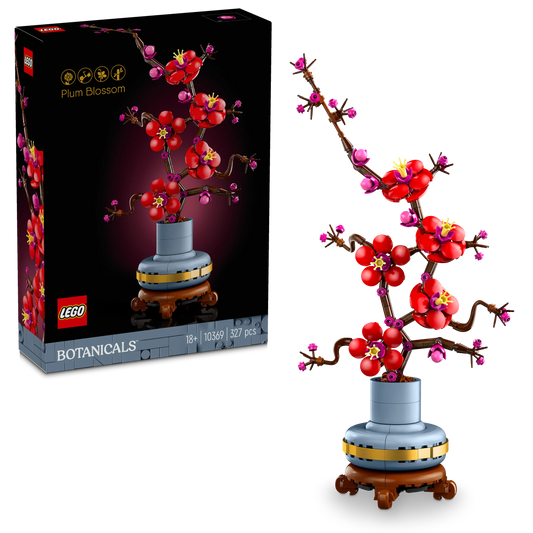 LEGO® Icons Pflaumenblüte (10369); Blumendeko zum Ausstellen