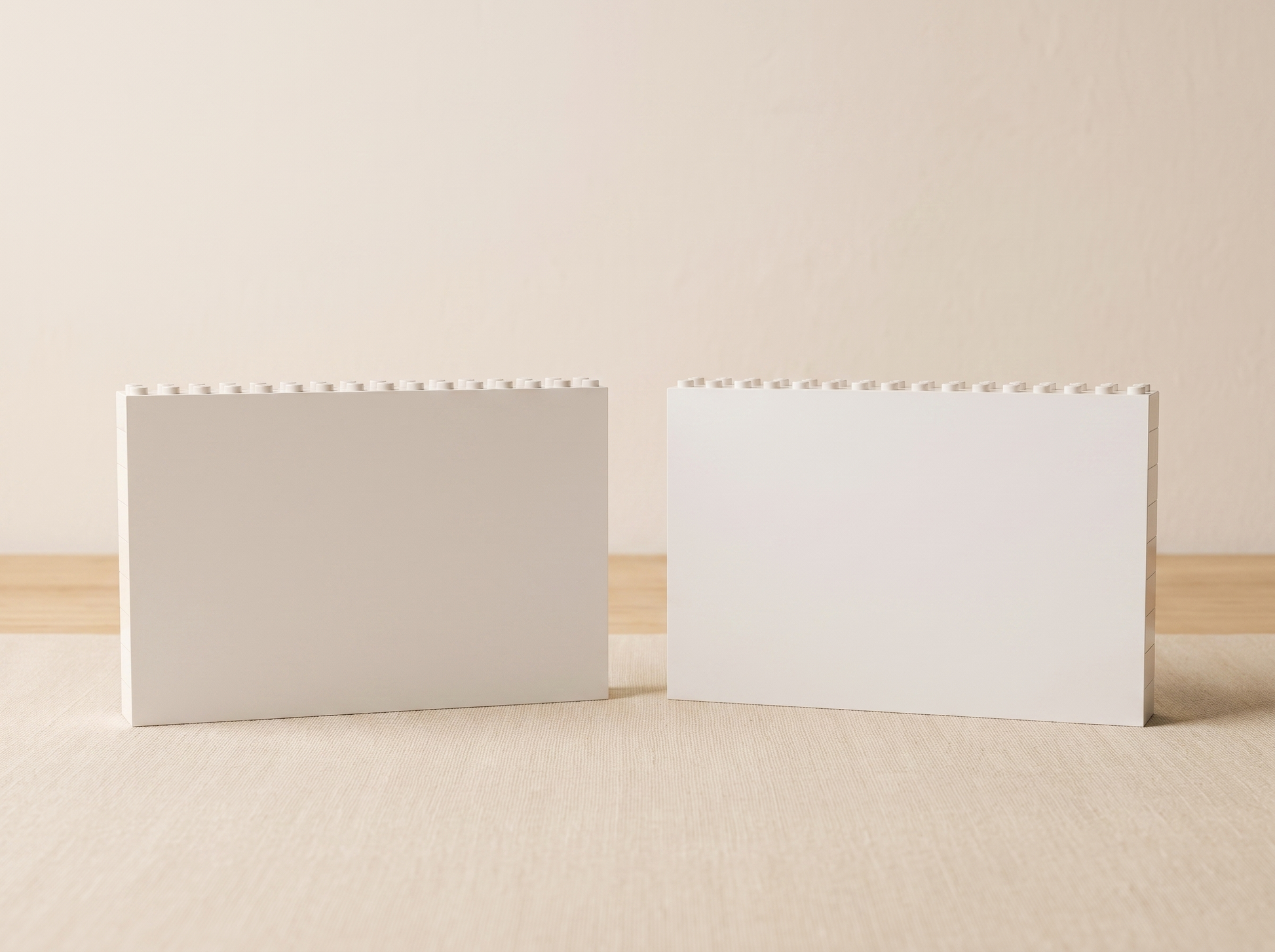 Fotoblock Vorder- und Rückseite frontal — Konfigurator-Ansicht