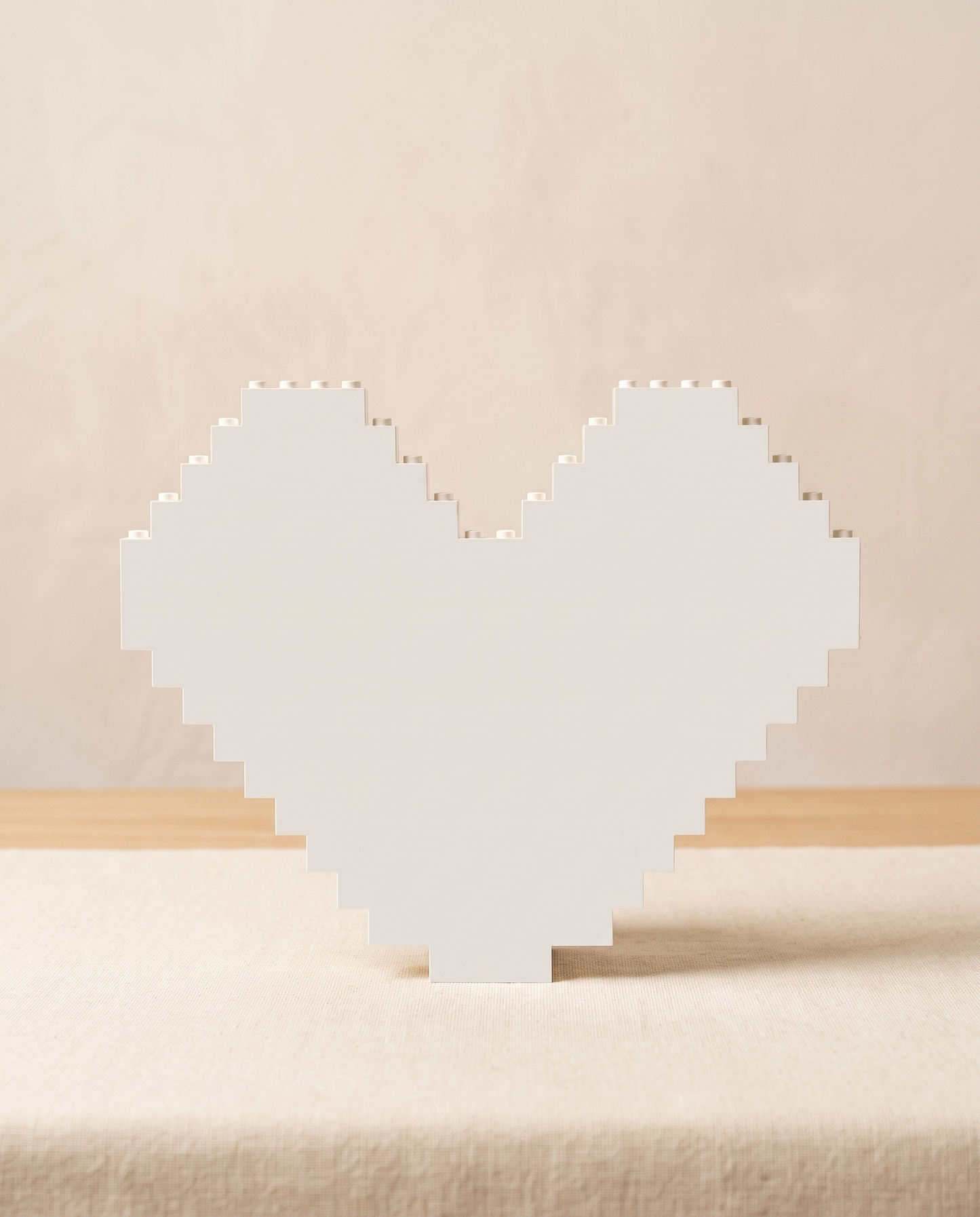 Herz-Fotoblock frontal — Konfigurator-Ansicht